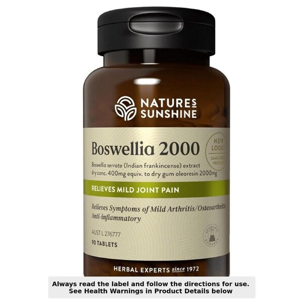 Nature's Sunshine Boswellia 2000mg 90 Tablets