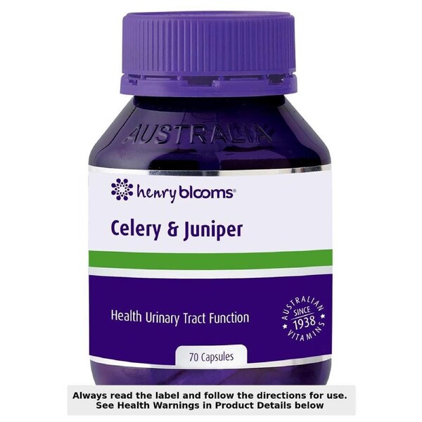 Henry Blooms Celery & Juniper 70 Capsules