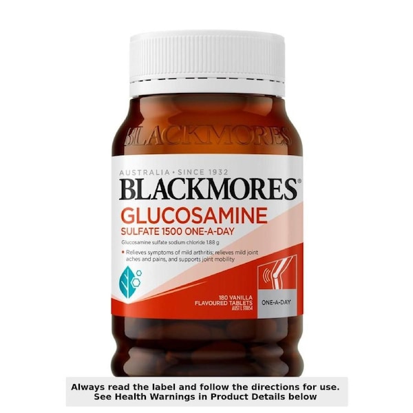 Blackmores Glucosamine Sulfate 1500mg One-a-day 180 Tablets