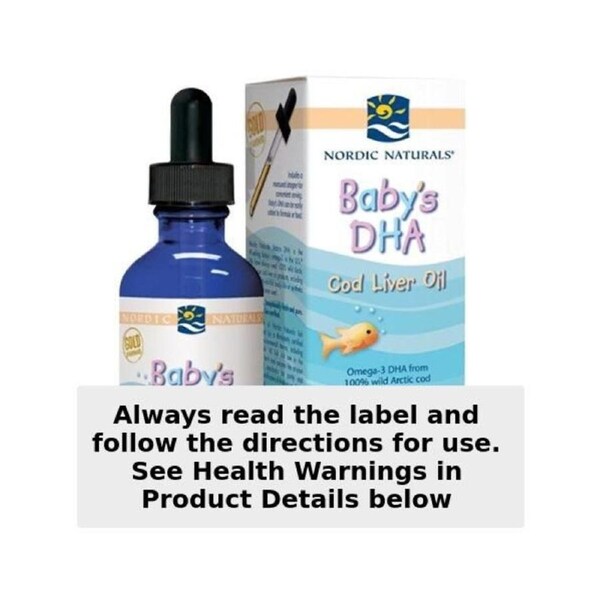 Nordic Naturals Babys DHA Cod Liver Oil 60ml