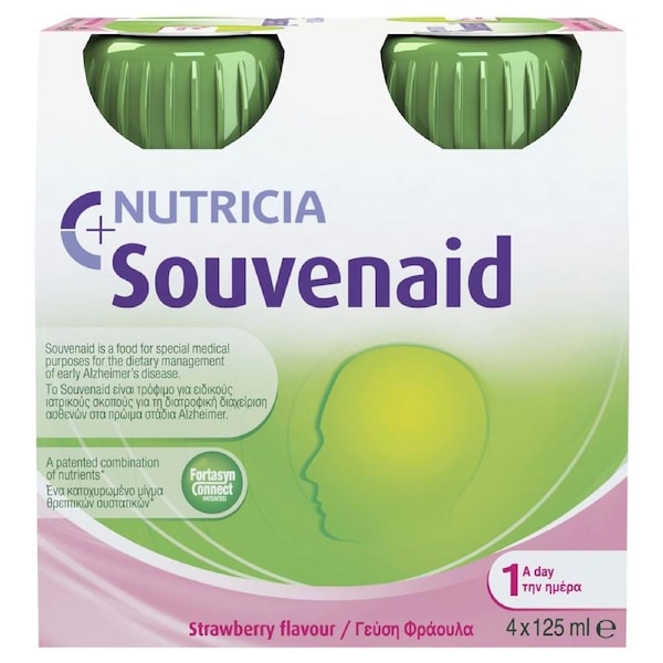 Souvenaid Memory Drink Strawberry 4 x 125ml