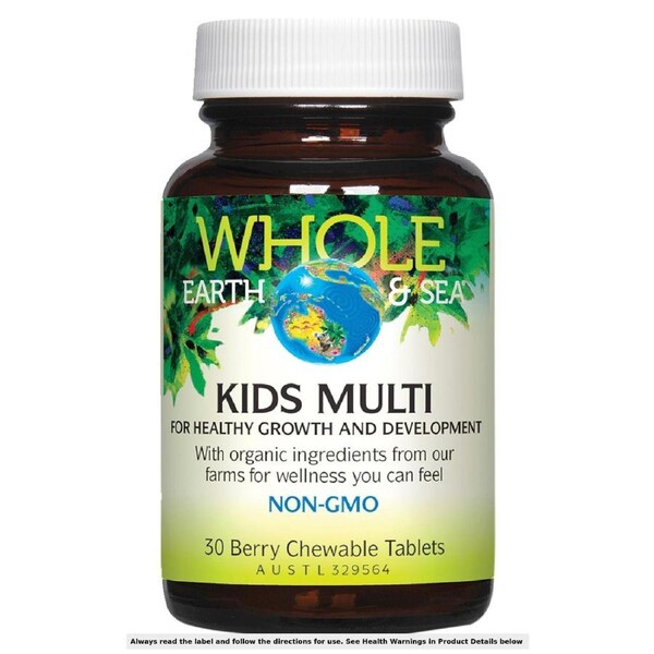 Whole Earth and Sea Kids Multi 30 Chewable Tablets