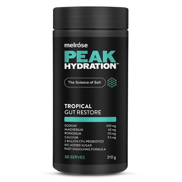 Melrose Peak Hydration Tropical Gut Restore 210g