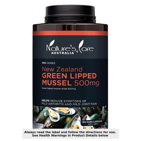 Nature's Care Pro Green Lipped Mussel 180 Capsules