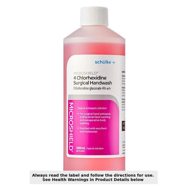 Microshield 4 Chlorhexidine Surgical Handwash 500ml