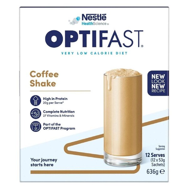 Optifast VLCD Shake Coffee 12 x 53g