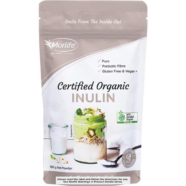Morlife Certified Organic Inulin 150g