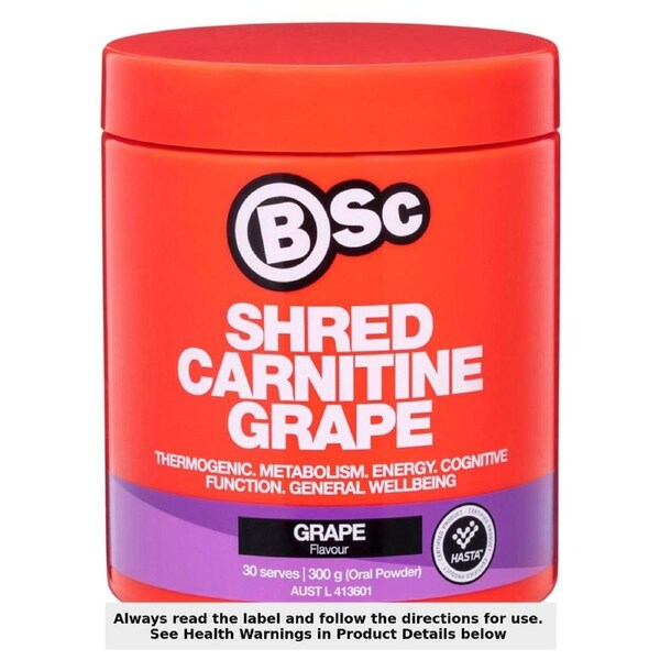 BSc Shred Carnitine Grape 300g