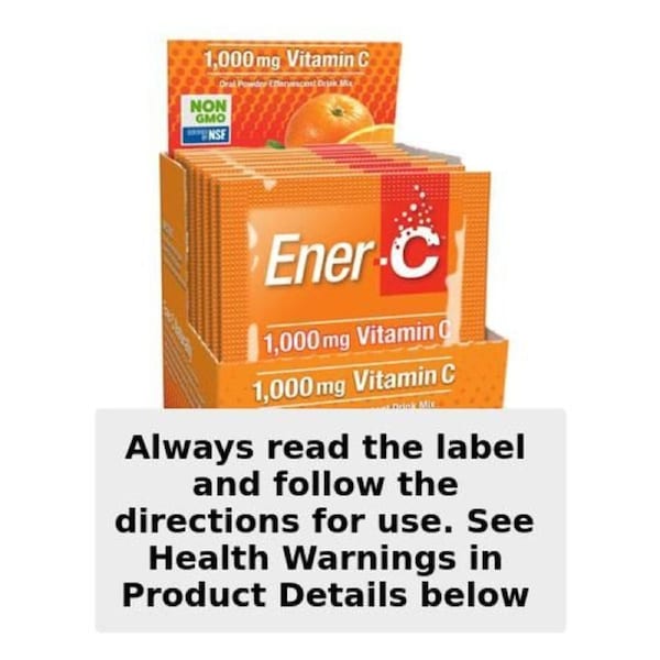 Ener-C 1000mg Vitamin C Orange Flavour 12 Sachets