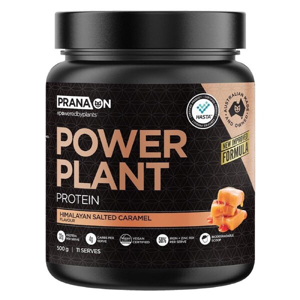 Pranaon Power Plant Protein Himalayan Salted Caramel 500g