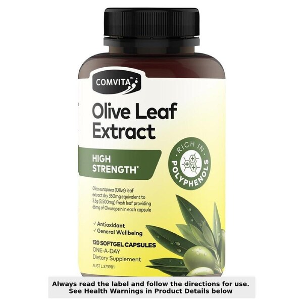Comvita Olive Leaf Extract High Strength 120 Capsules