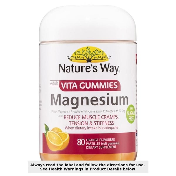 Nature's Way Adult Vita Gummies Magnesium 80 Pack