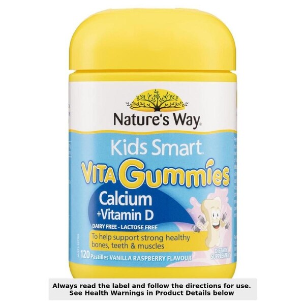 Nature's Way Kids Smart Vita Gummies Calcium + Vitamin D 120 Pack