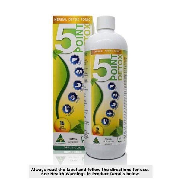 5PointDetox Herbal Detox Tonic 500ml
