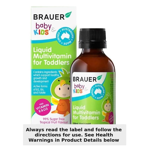 Brauer Baby & Kids Liquid Multivitamin for Toddlers 100ml