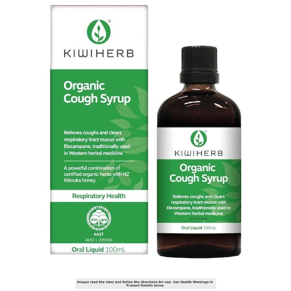 Kiwiherb Organic Cough Syrup 100ml