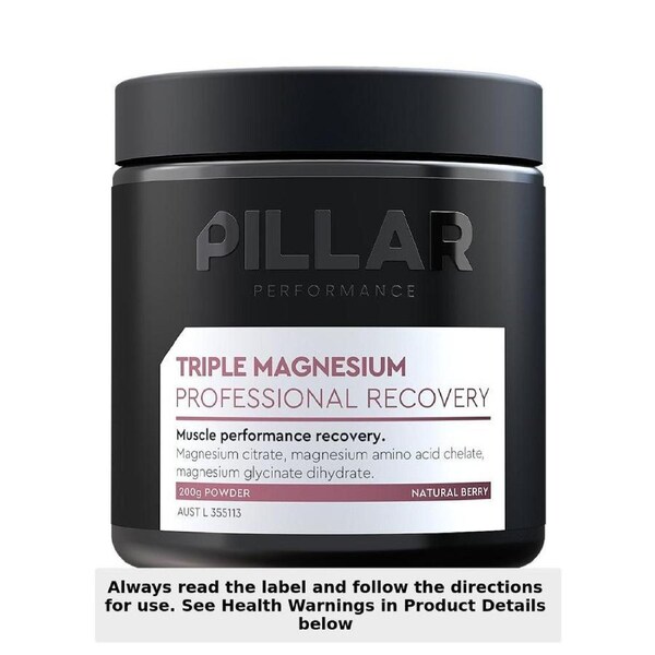 Pillar Performance Triple Magnesium Powder Natural Berry 200g