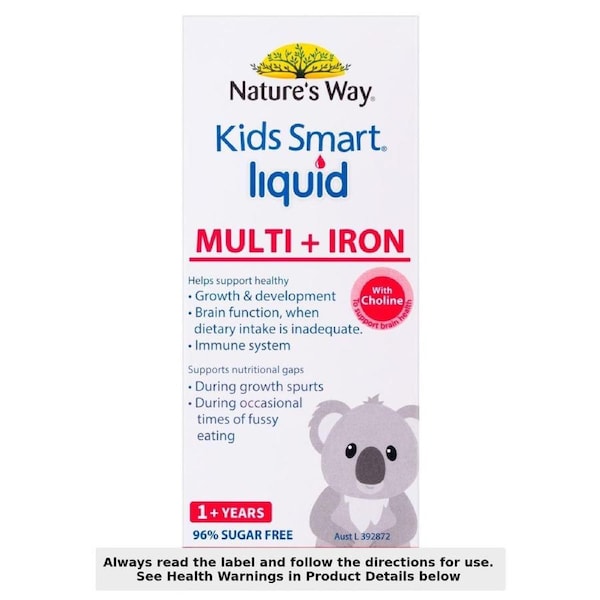 Nature's Way Kids Smart Liquid Multi + Iron 200ml