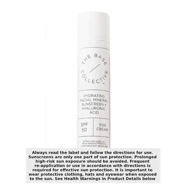The Base Collective Hydrating Facial Mineral Sunscreen SPF50 110g