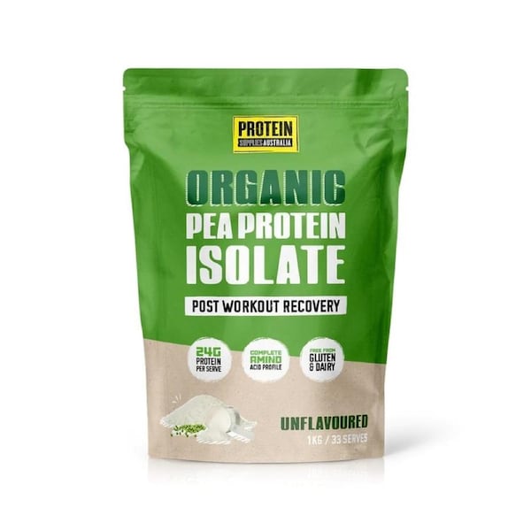Protein Supplies Australia Pea Protein Isolate Unflavoured 1kg