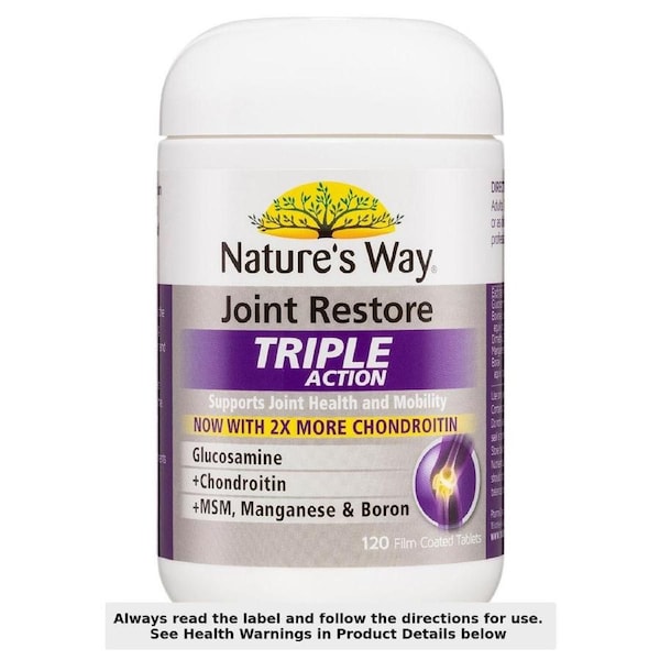 Nature's Way Joint Restore Triple Action 120 Tablets