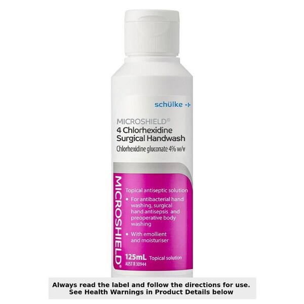 Microshield 4 Chlorhexidine Surgical Handwash 125ml