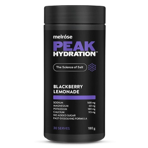 Melrose Peak Hydration Powder Blackberry Lemonade 180g