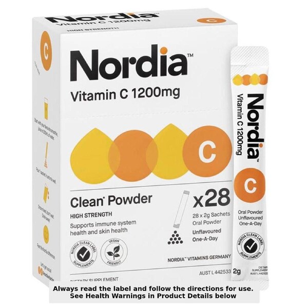 Nordia Vitamin C 1200mg Powder 28 Sachets