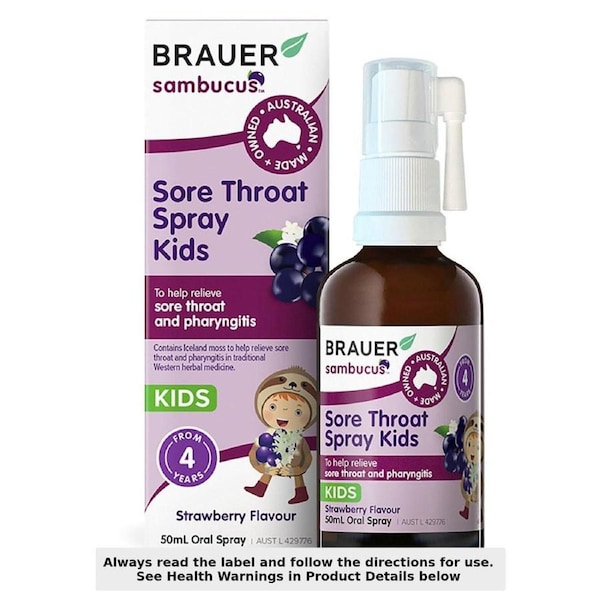 Brauer Sore Throat Spray Kids 50ml