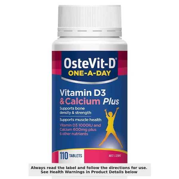OsteVit-D One-a-Day Vitamin D3 & Calcium Plus 110 Tablets