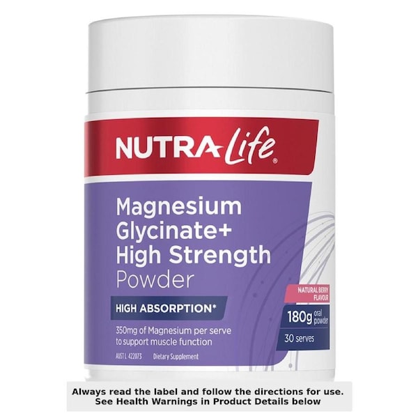 Nutra-Life Magnesium Glycinate Powder 180g