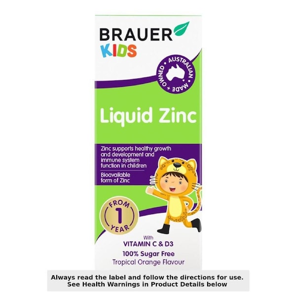 Brauer Baby & Kids Liquid Zinc 200ml