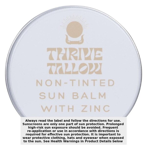 Thrive Tallow Non Tinted Sun Balm with Zinc 70ml