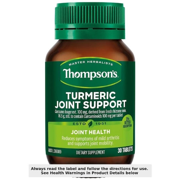Thompsons Turmeric Joint Support 30 Tablets