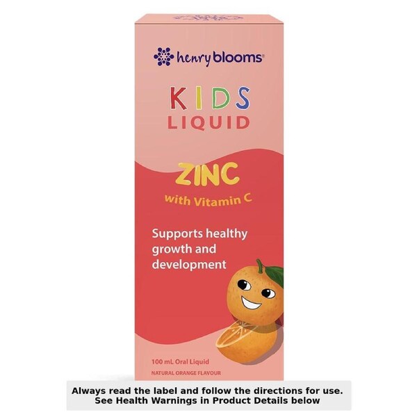 Henry Blooms Kids Liquid Zinc with Vitamin C 100 ml