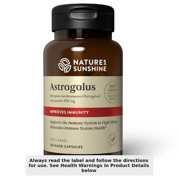 Nature's Sunshine Astragalus 450mg 100 Capsules