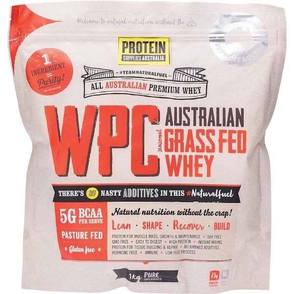 Protein Supplies Australia Whey Protein Concentrate Unflavoured 500g