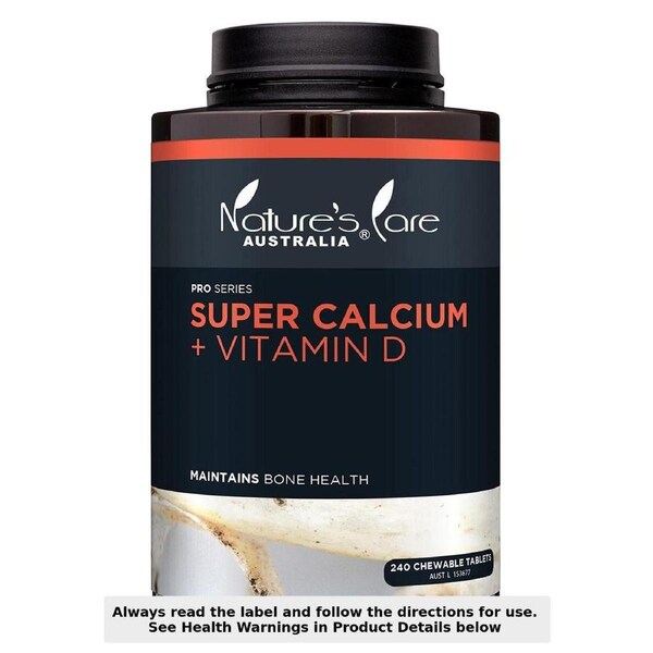Nature's Care Pro Super Calcium + Vit D 240 Tablets
