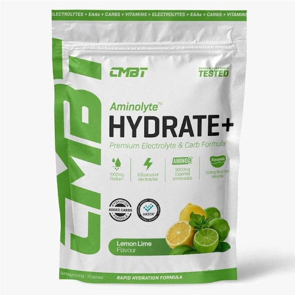 CMBT Aminolyte Hydrate + Carbs Powder Lemon Lime 500g