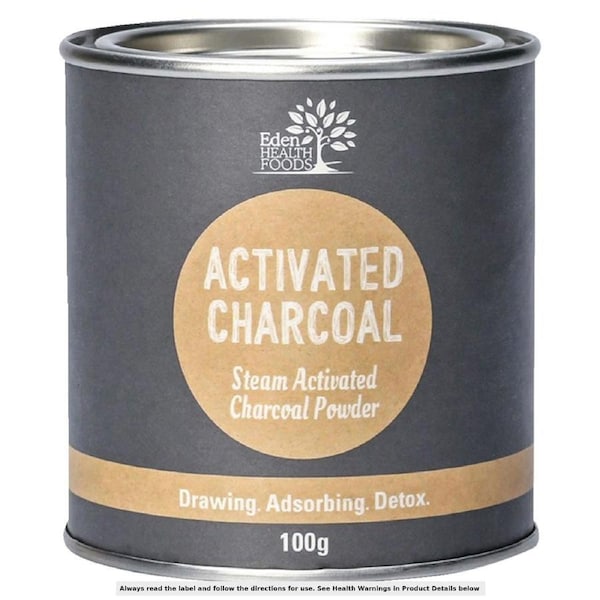 Eden Healthfoods Steam Activated Charcoal Powder 100g