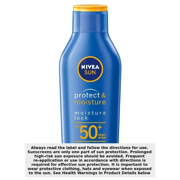 Nivea Sun Protect & Moisture Moisture Lock Sunscreen Lotion SPF50 400ml