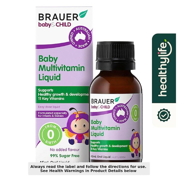 Brauer Baby & Child Liquid Multivitamin 45ml