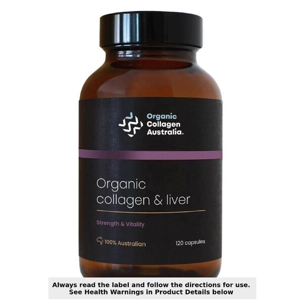 Organic Collagen Australia Organic Collagen & Liver 120 Capsules