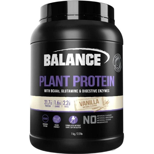 Balance Plant Protein Powder Vanilla 1kg
