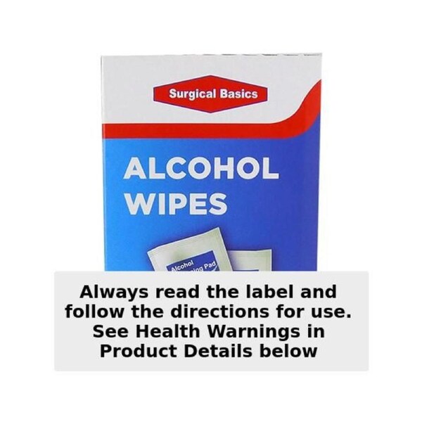 Surgical Basics Alcohol Cleansing Wipes 20 Pack