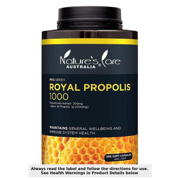 Nature's Care Pro Royal Propolis 1000 - 365 Capsules