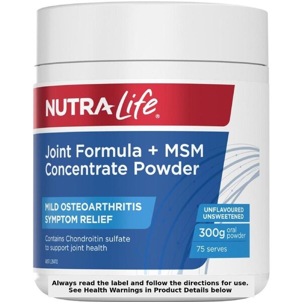 Nutra-Life Joint Formula + MSM Unflavoured 300g