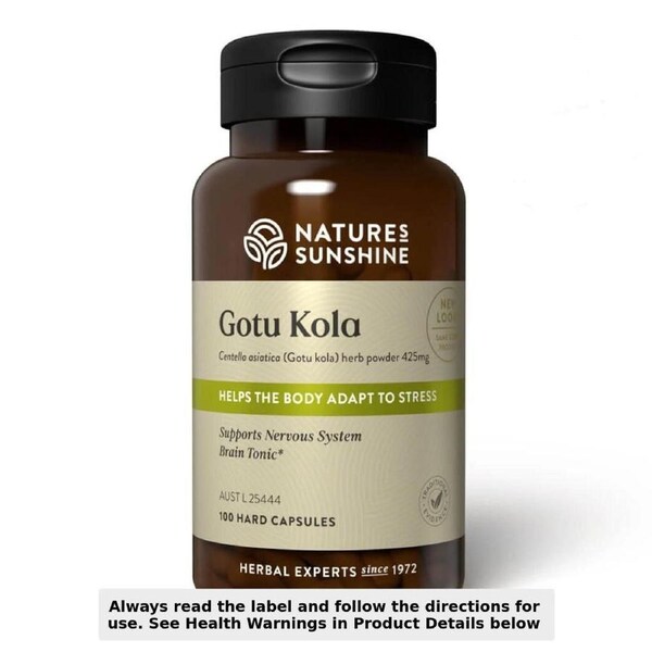 Nature's Sunshine Gotu Kola 425mg 100 Capsules