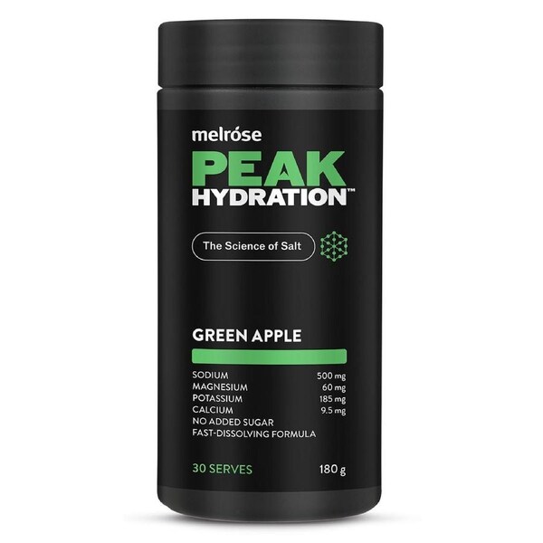 Melrose Peak Hydration Powder Green Apple 180g