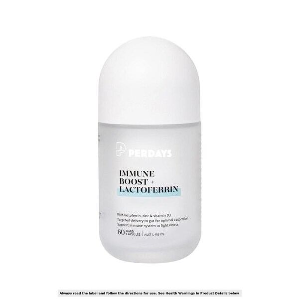 Perdays Immune Boost + Lactoferrin 60 Capsules